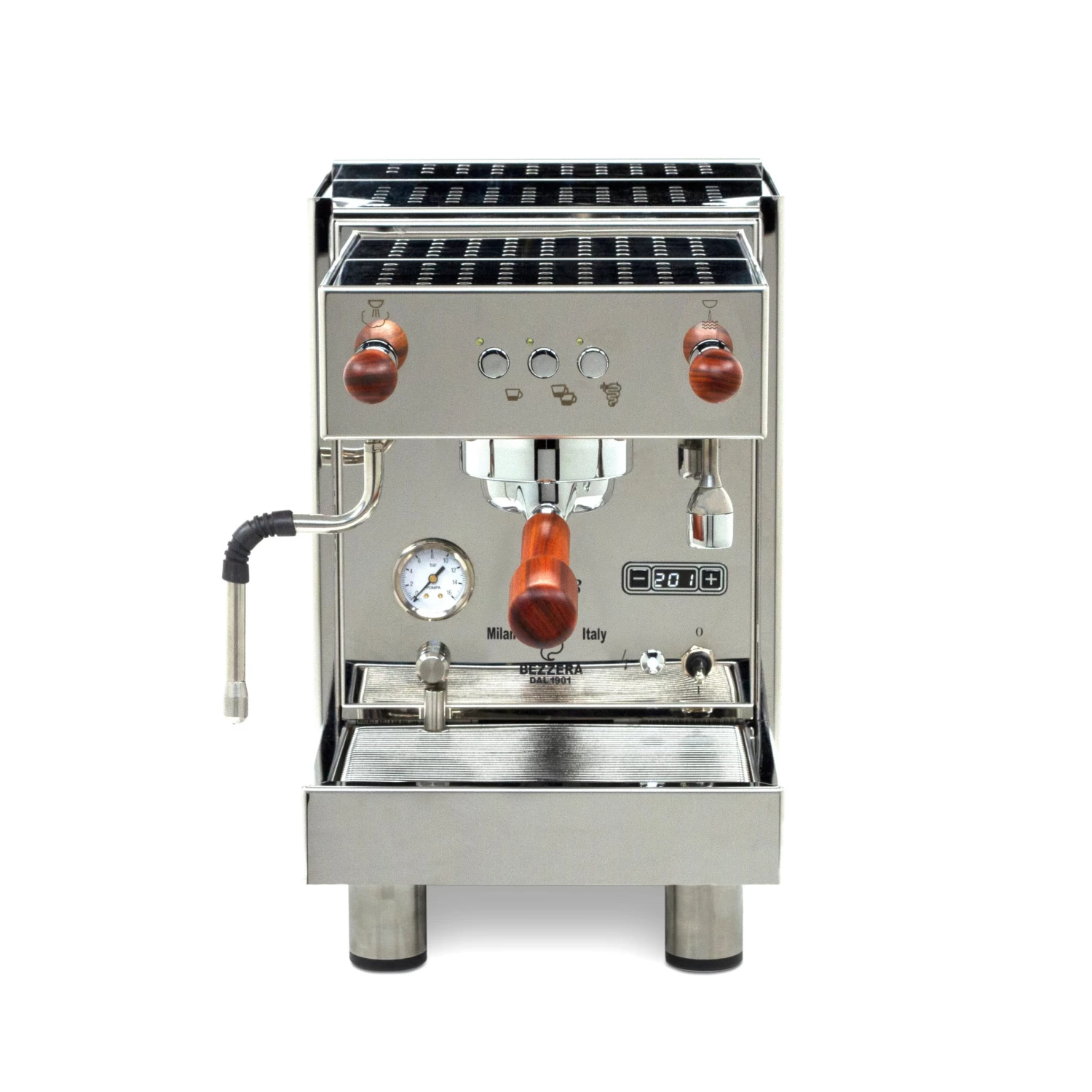 Bezzera BZ13 DE Rosso Espresso Machine - Rosewood - Special Edition - Image 2