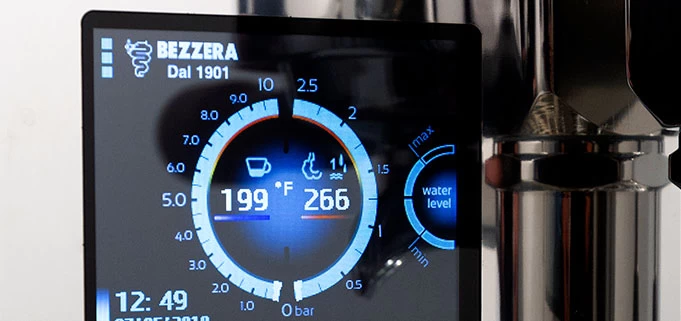 Bezzera DUO MN Dual Boiler Espresso Machine With Flow Control - Total White - Image 6