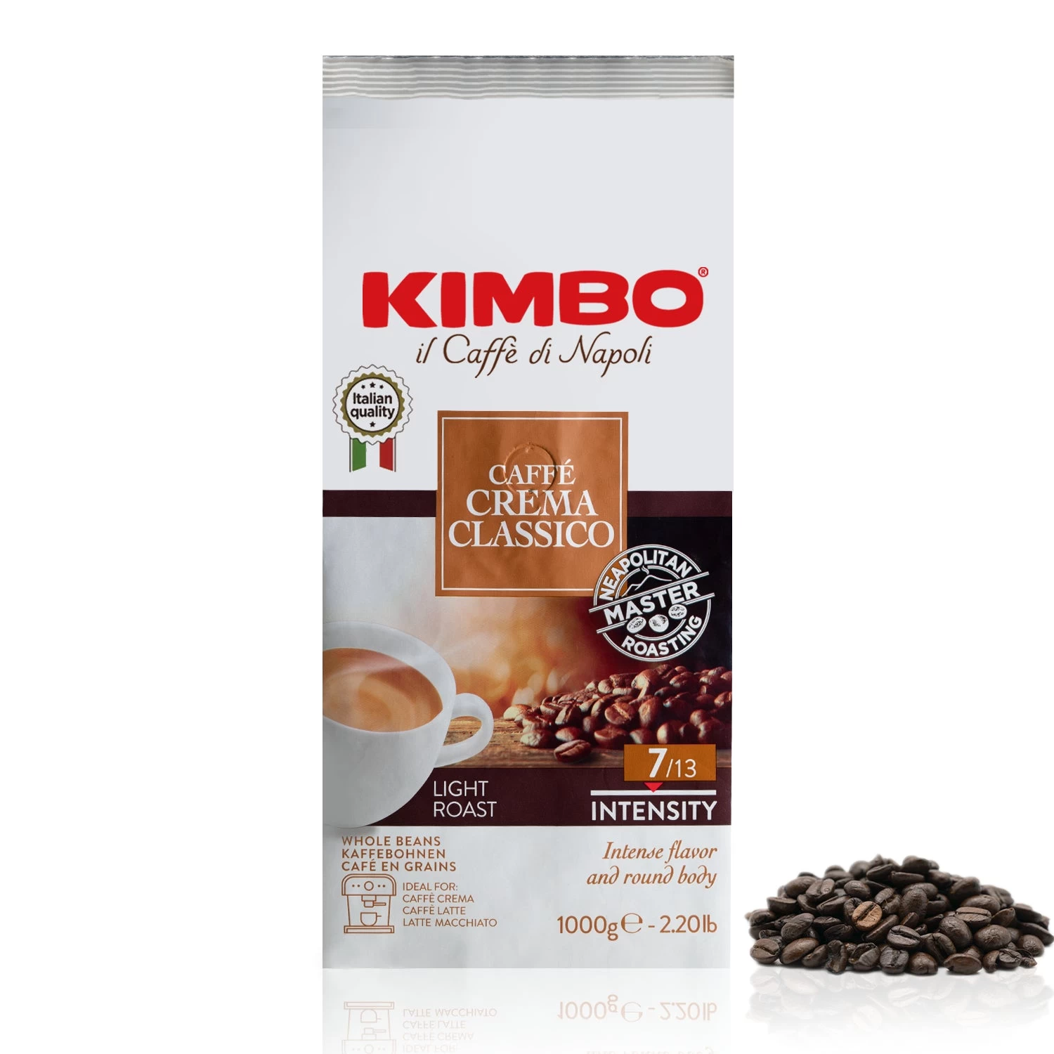 Kimbo Il Caffe Di Napoli CaffeCrema Classico Whole Bean - Image 3
