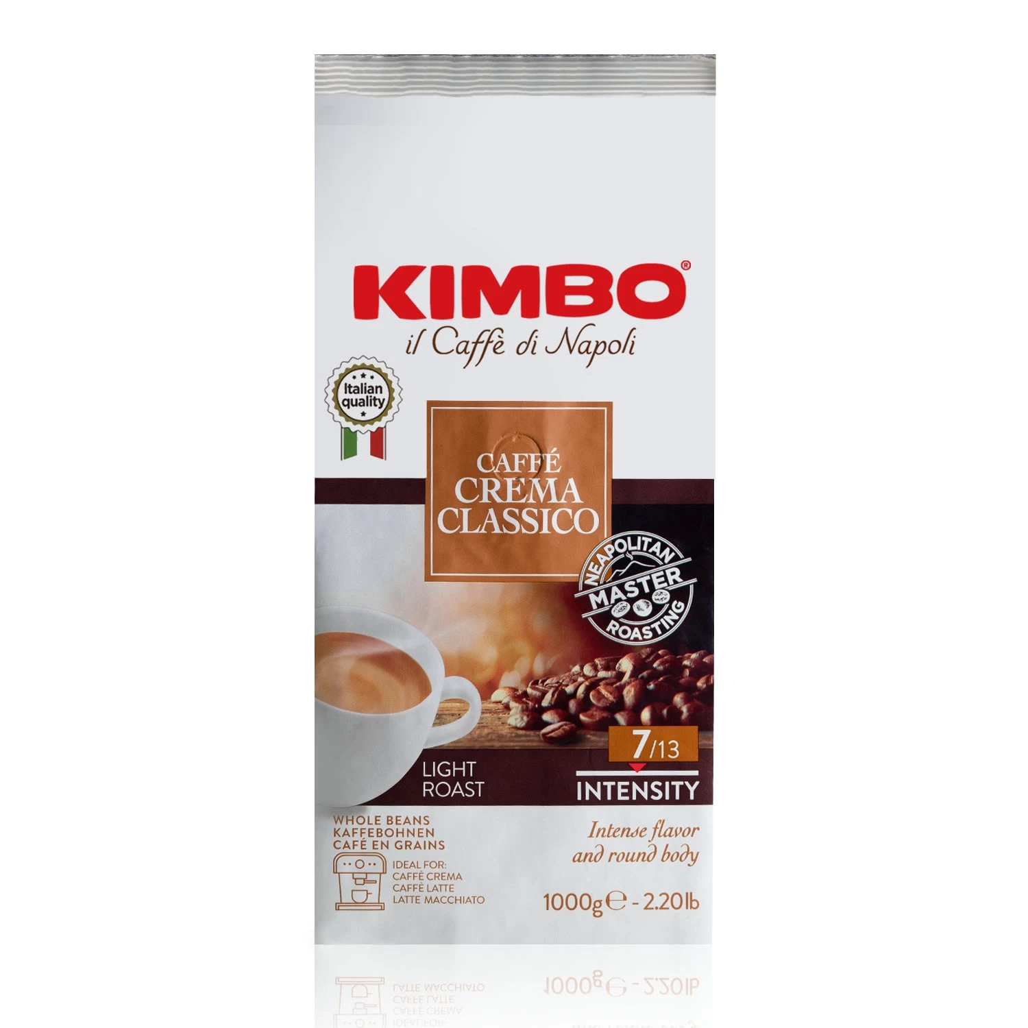Kimbo Il Caffe Di Napoli CaffeCrema Classico Whole Bean - Image 2