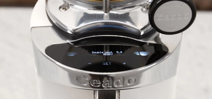 Ceado E37S Quick Set Espresso Grinder In White - Image 9