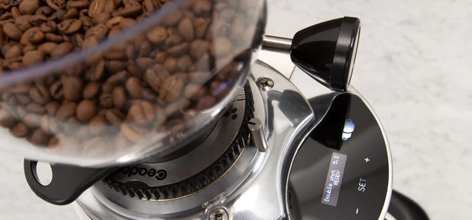 Ceado E37S Quick Set Espresso Grinder In White - Image 12