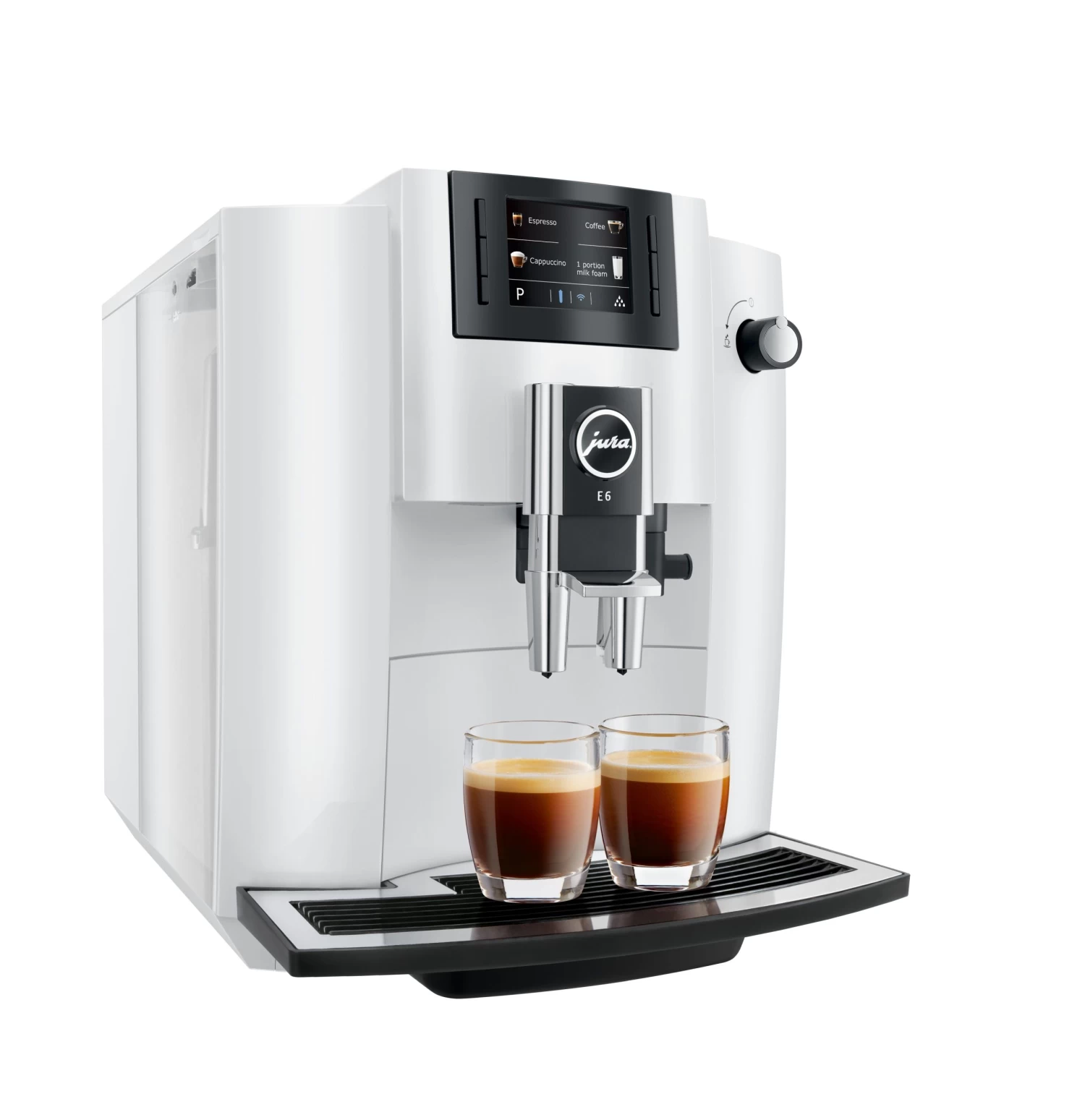 Refurbished JURA E6 Automatic Espresso Machine In Piano White (NAA) - Image 2