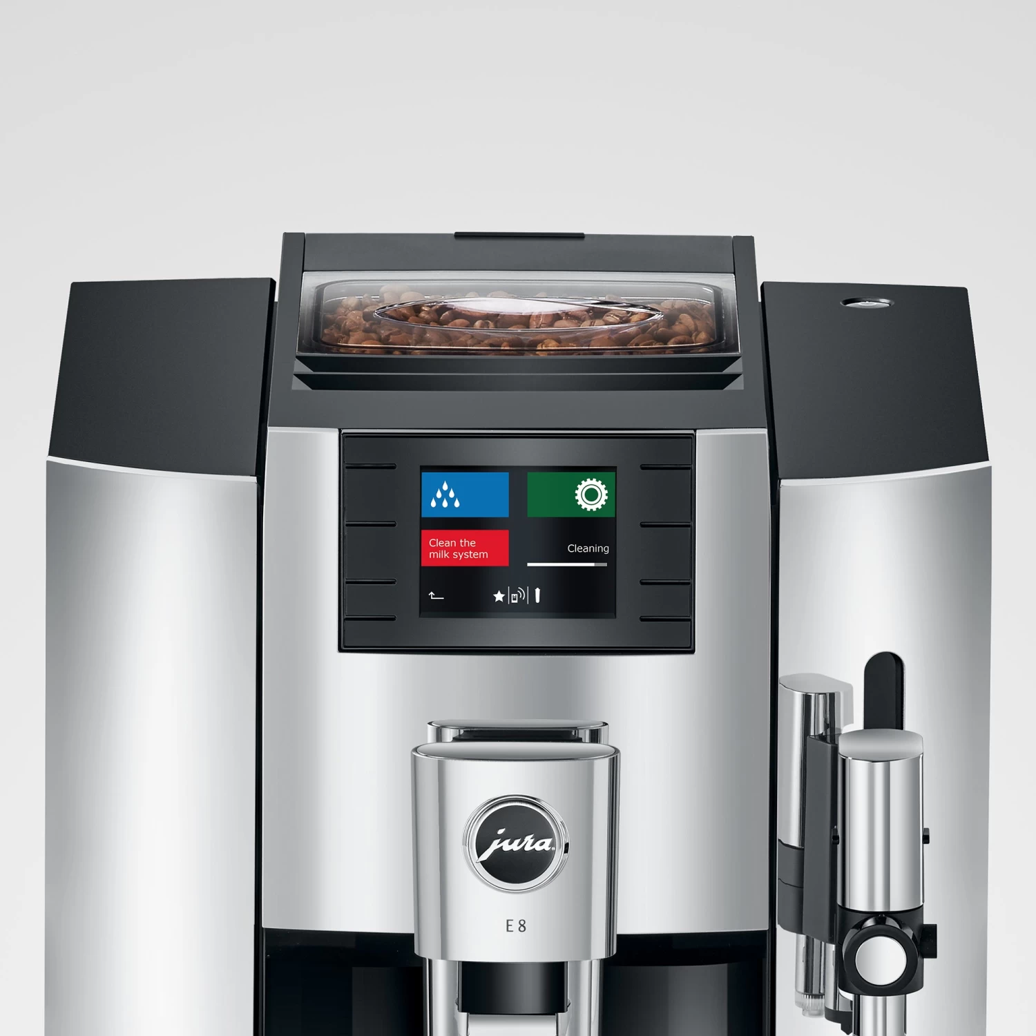 JURA E8 Espresso Machine - Chrome (NAA) - Image 12