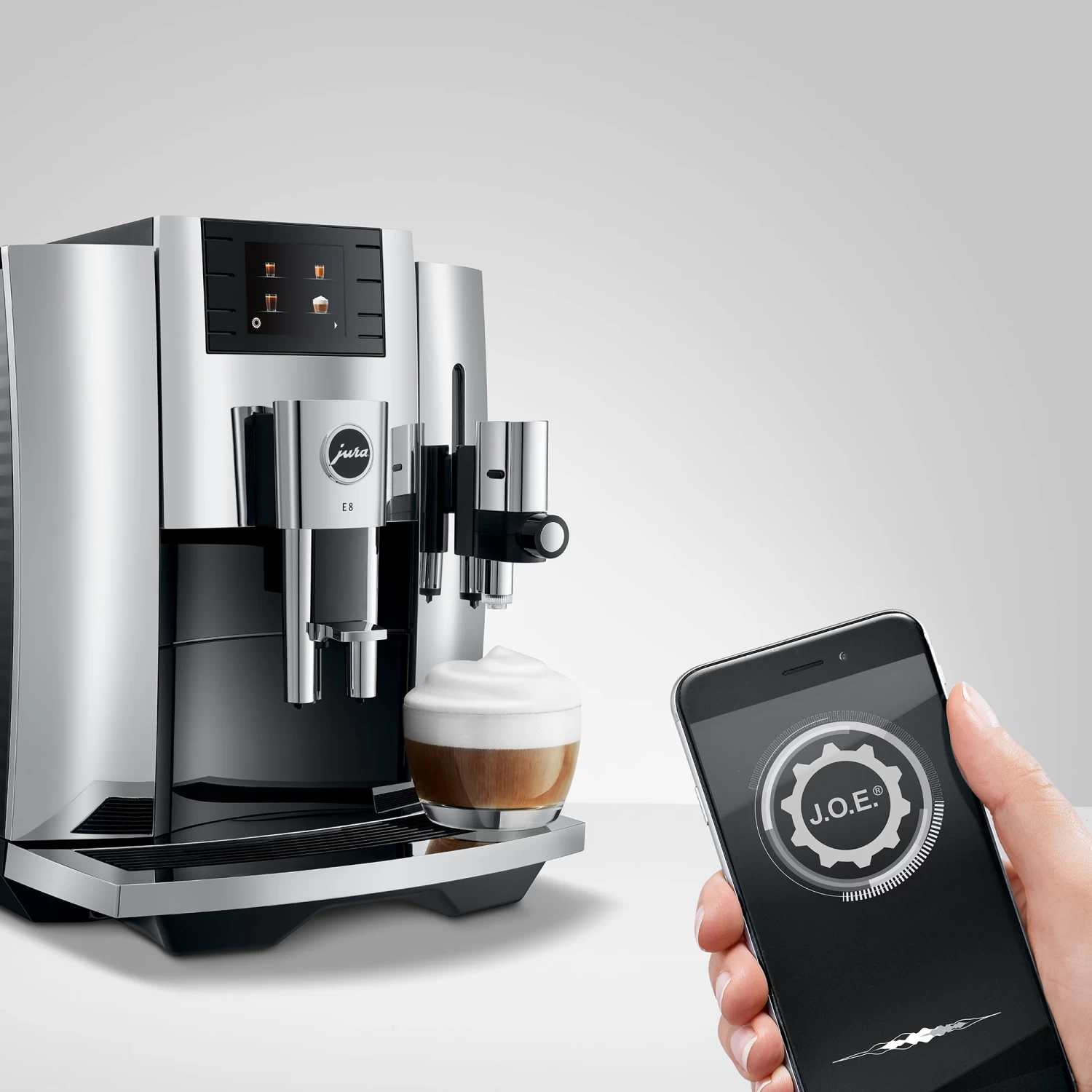 JURA E8 Espresso Machine - Chrome (NAA) - Image 11