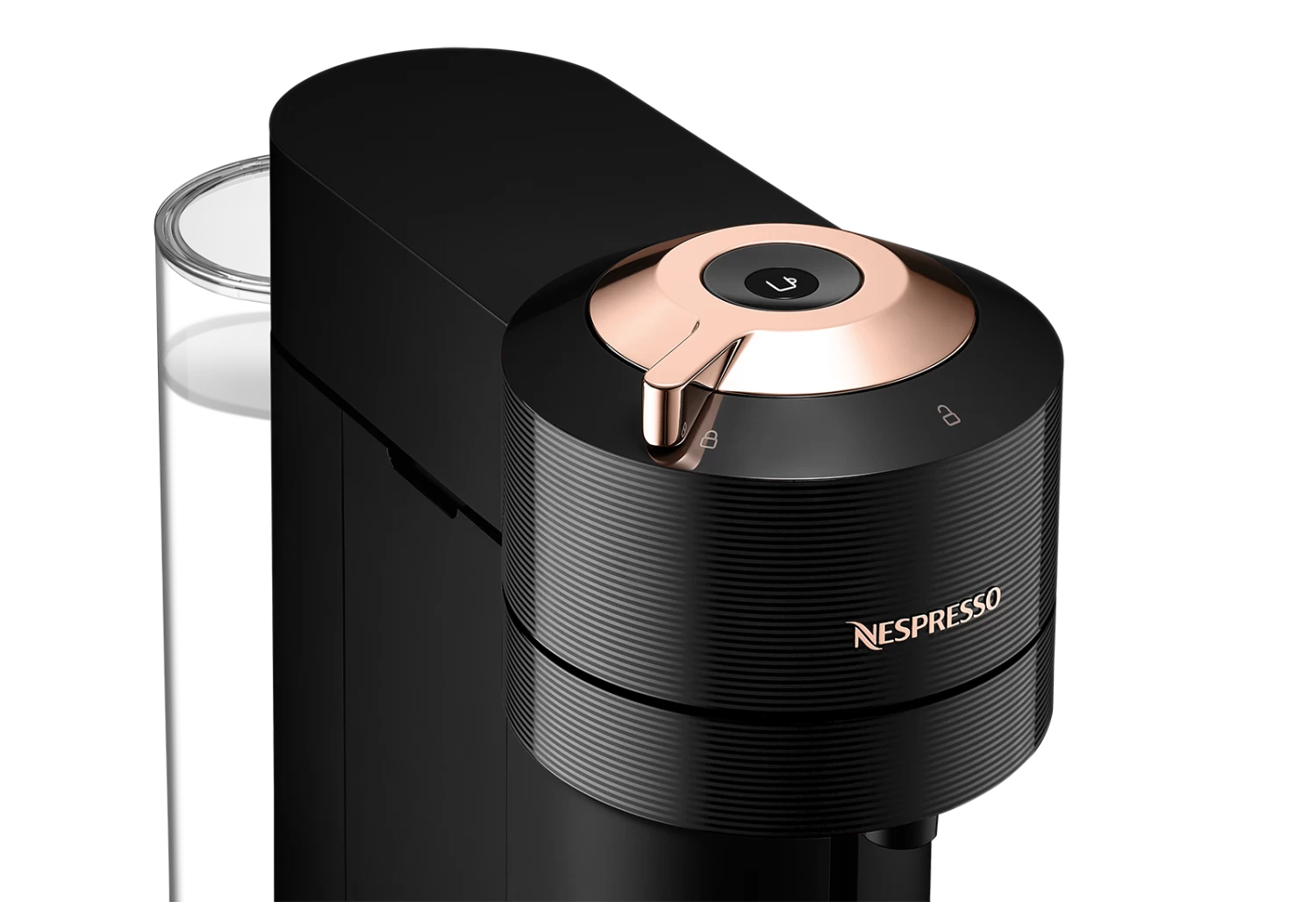 Nespresso Vertuo Next Premium Espresso Machine By DeLonghi With Aeroccino - Black Rose Gold - Image 7