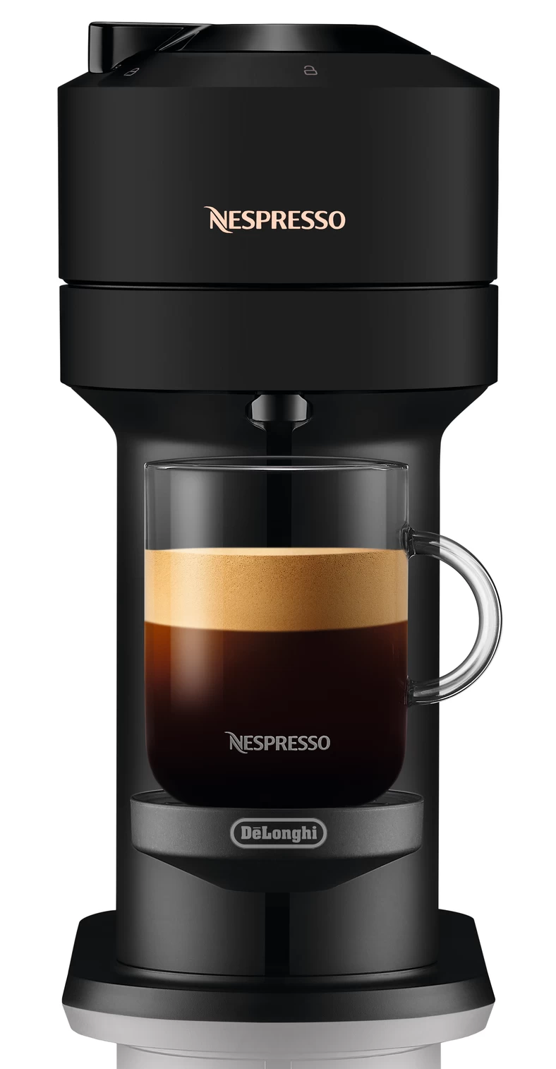 Nespresso Vertuo Next Espresso Machine By DeLonghi With Aeroccino - Matte Black - Image 2