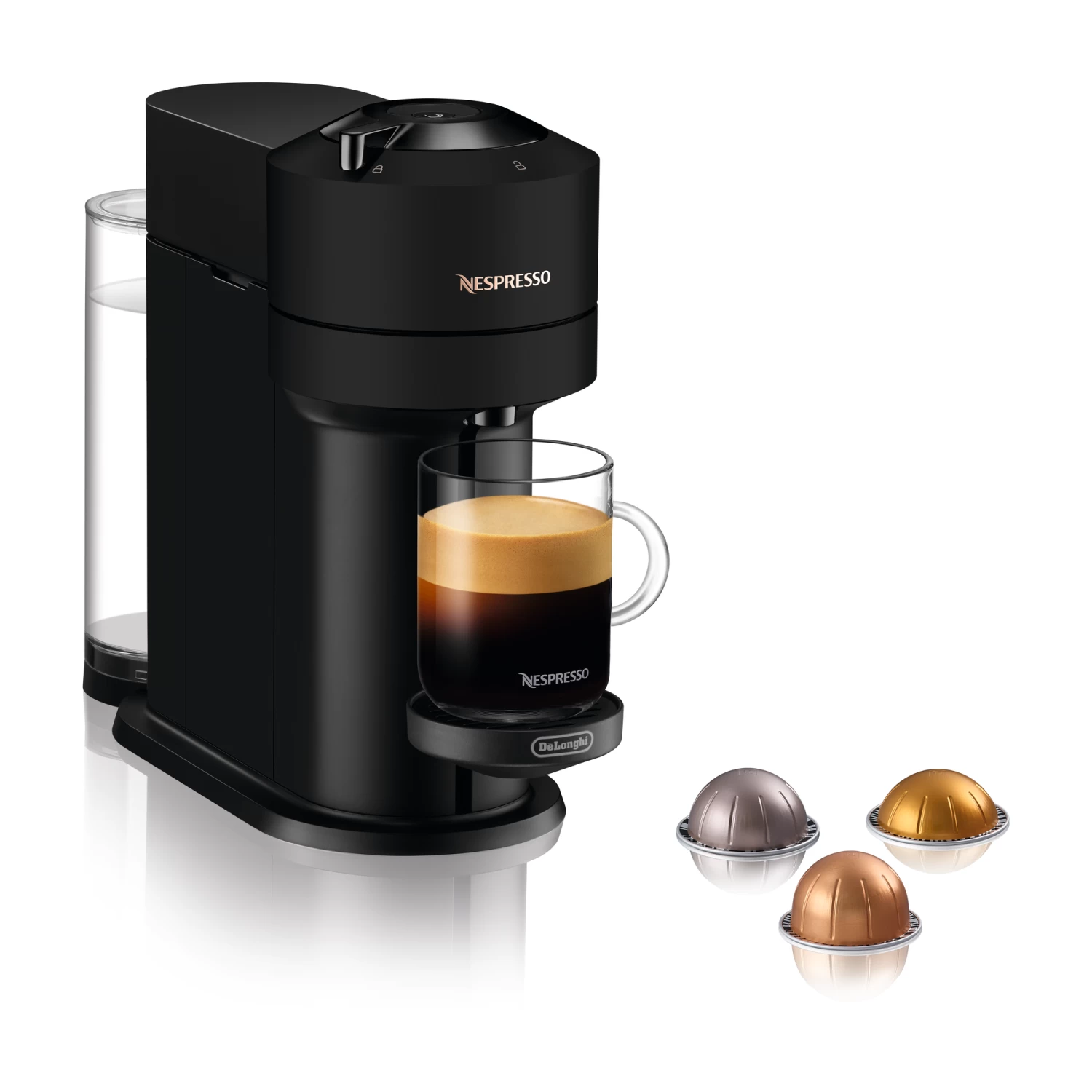 Nespresso Vertuo Next Espresso Machine By DeLonghi - Matte Black - Image 2