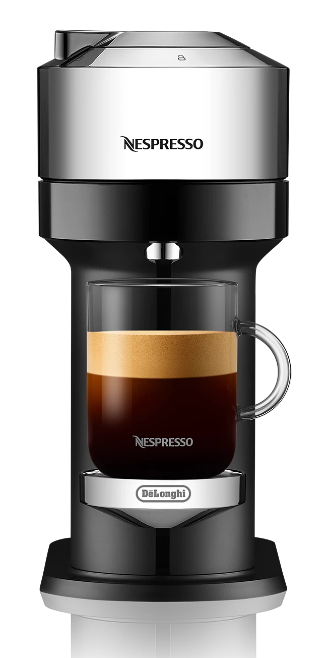 Nespresso Vertuo Next Deluxe Espresso Machine By DeLonghi - Chrome - Image 2