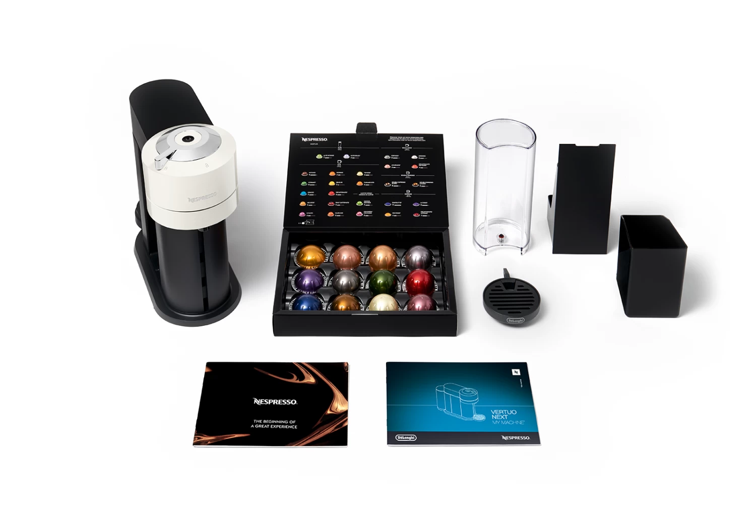 Nespresso Vertuo Next Espresso Machine By DeLonghi With Aeroccino - White - Image 8