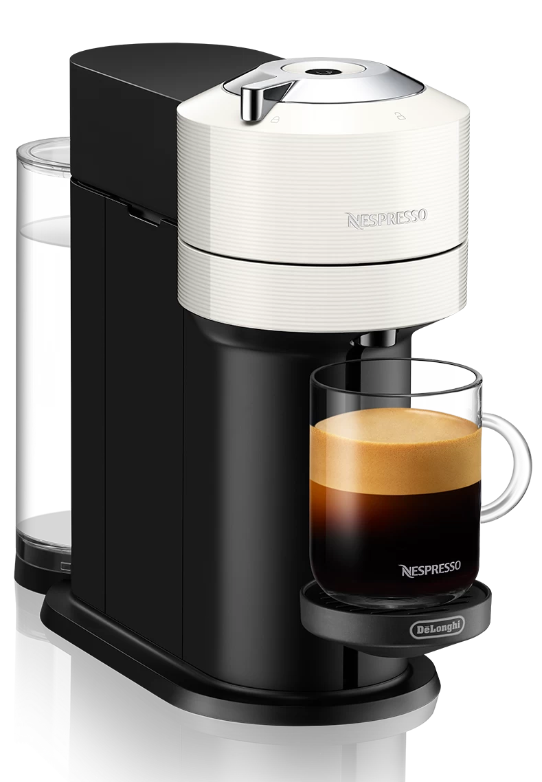 Nespresso Vertuo Next Espresso Machine By DeLonghi With Aeroccino - White - Image 4