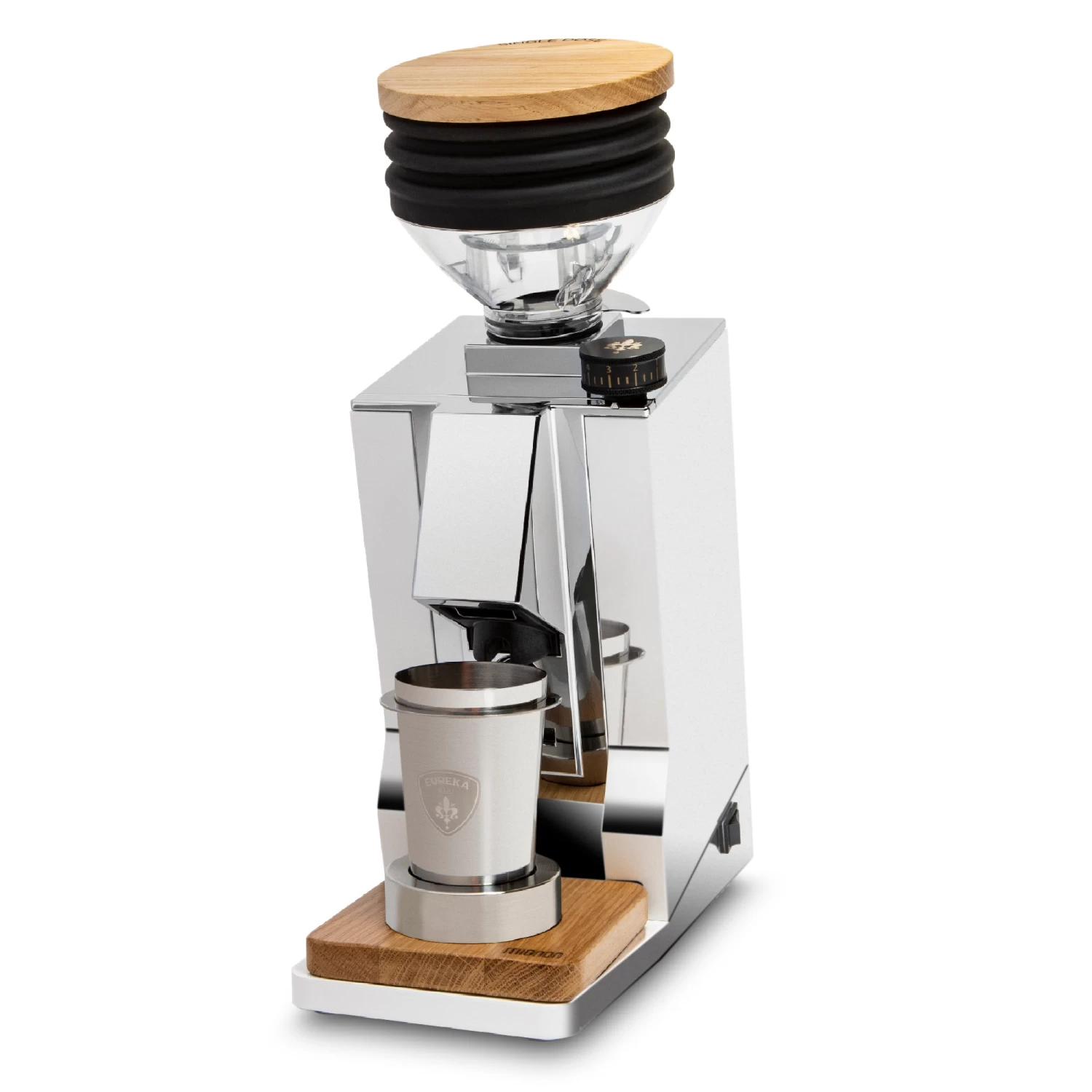 Eureka Oro Mignon Single Dose Grinder - Chrome - Image 3
