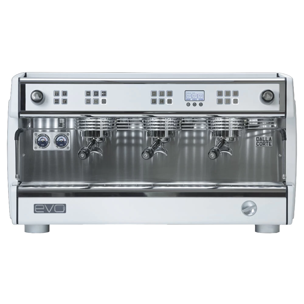 Dalla Corte Evo 2 Espresso Machine - 3-Group Arctic White