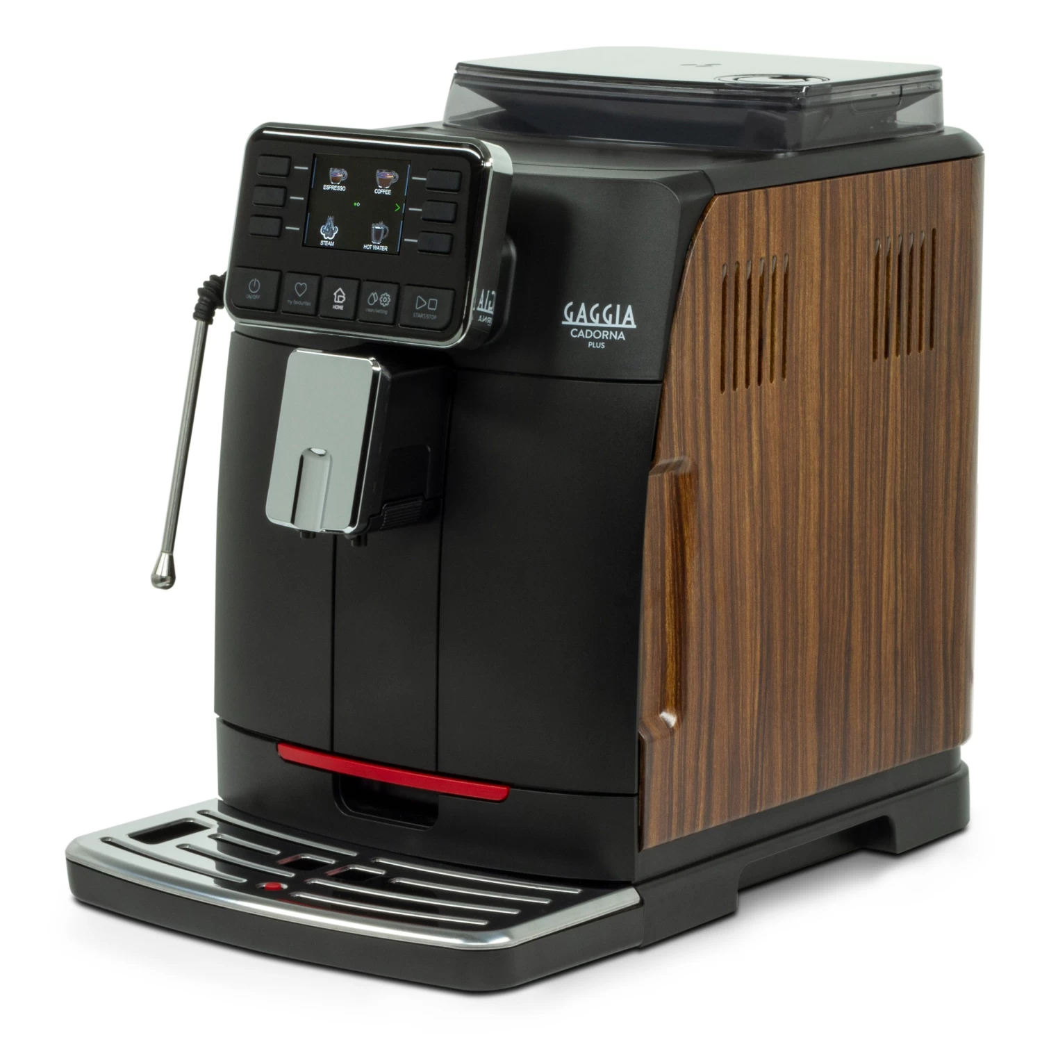 Gaggia Cadorna Barista Plus Automatic Espresso Machine - Dark Chocolate Straight Grain - Image 3