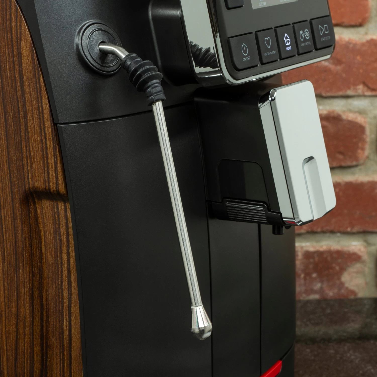 Gaggia Cadorna Barista Plus Automatic Espresso Machine - Dark Chocolate Straight Grain - Image 5