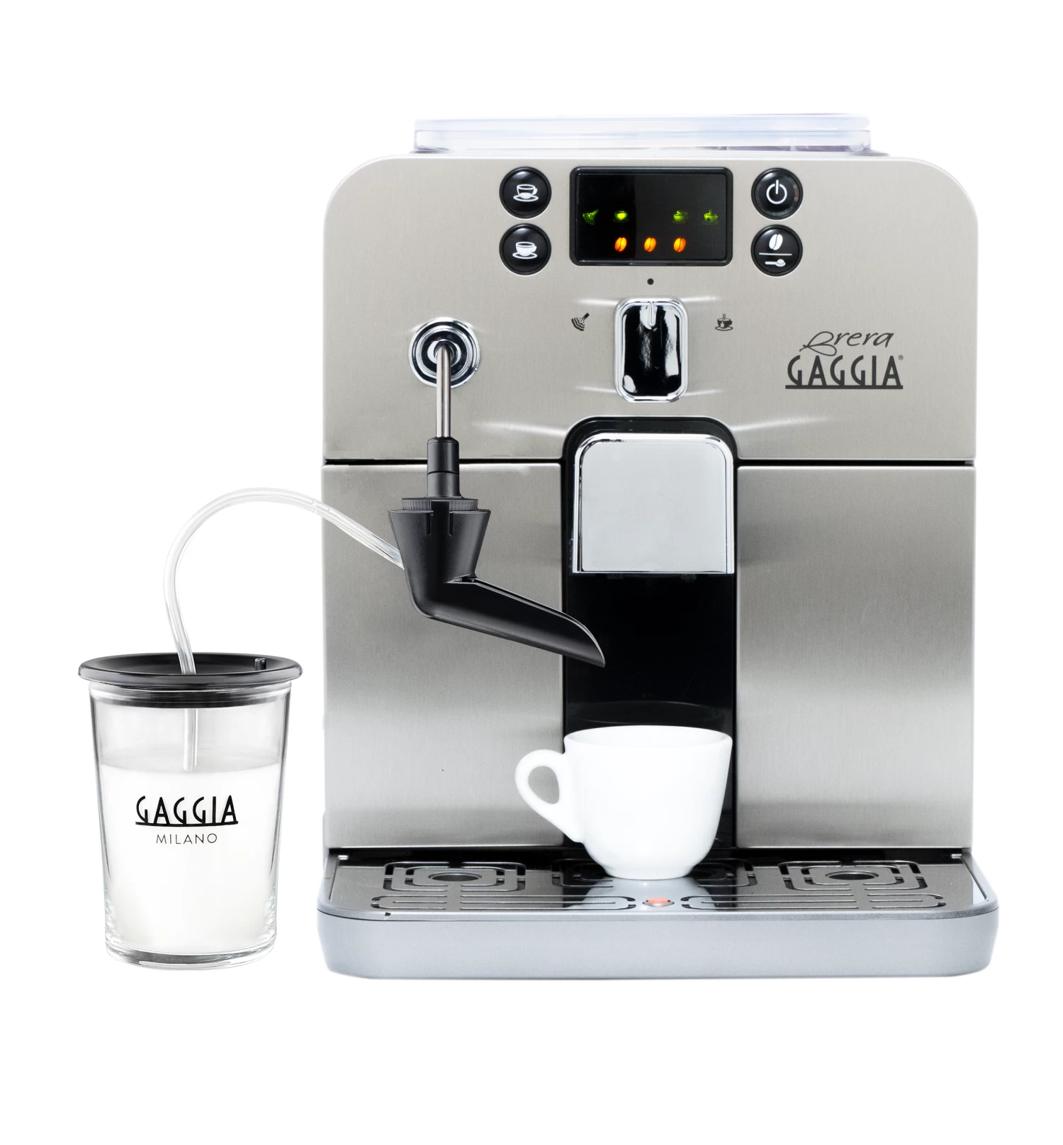 Gaggia Brera Cappuccino Espresso Machine In Silver - Image 3