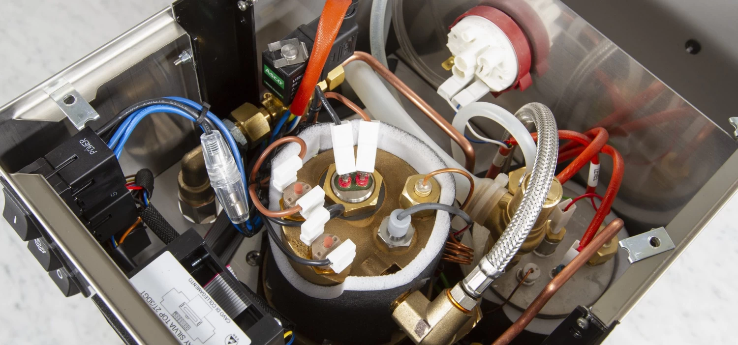 Rancilio Silvia Pro X Dual Boiler Espresso Machine In Pink - Image 13