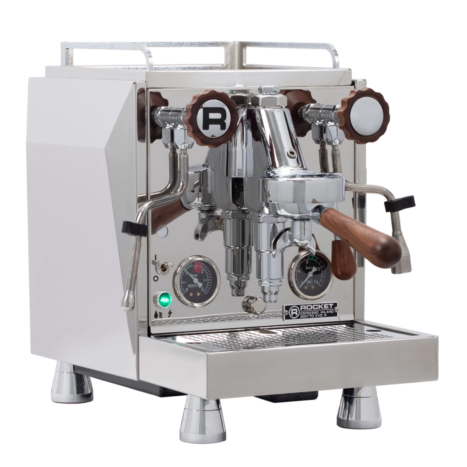 Rocket Espresso Giotto Cronometro R Espresso Machine - Walnut Accents - Image 3
