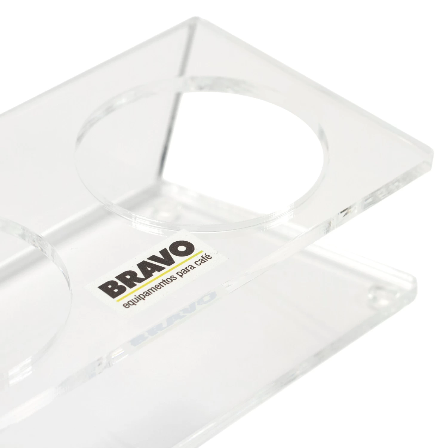 Bravo Acrylic Tamper And Distributor Stand - Clear - Image 4