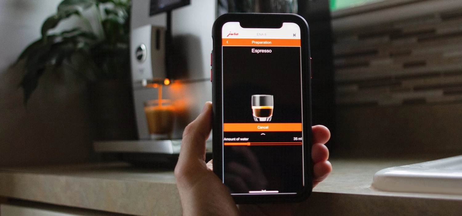 JURA ENA 8 Espresso Machine - Red - Image 12