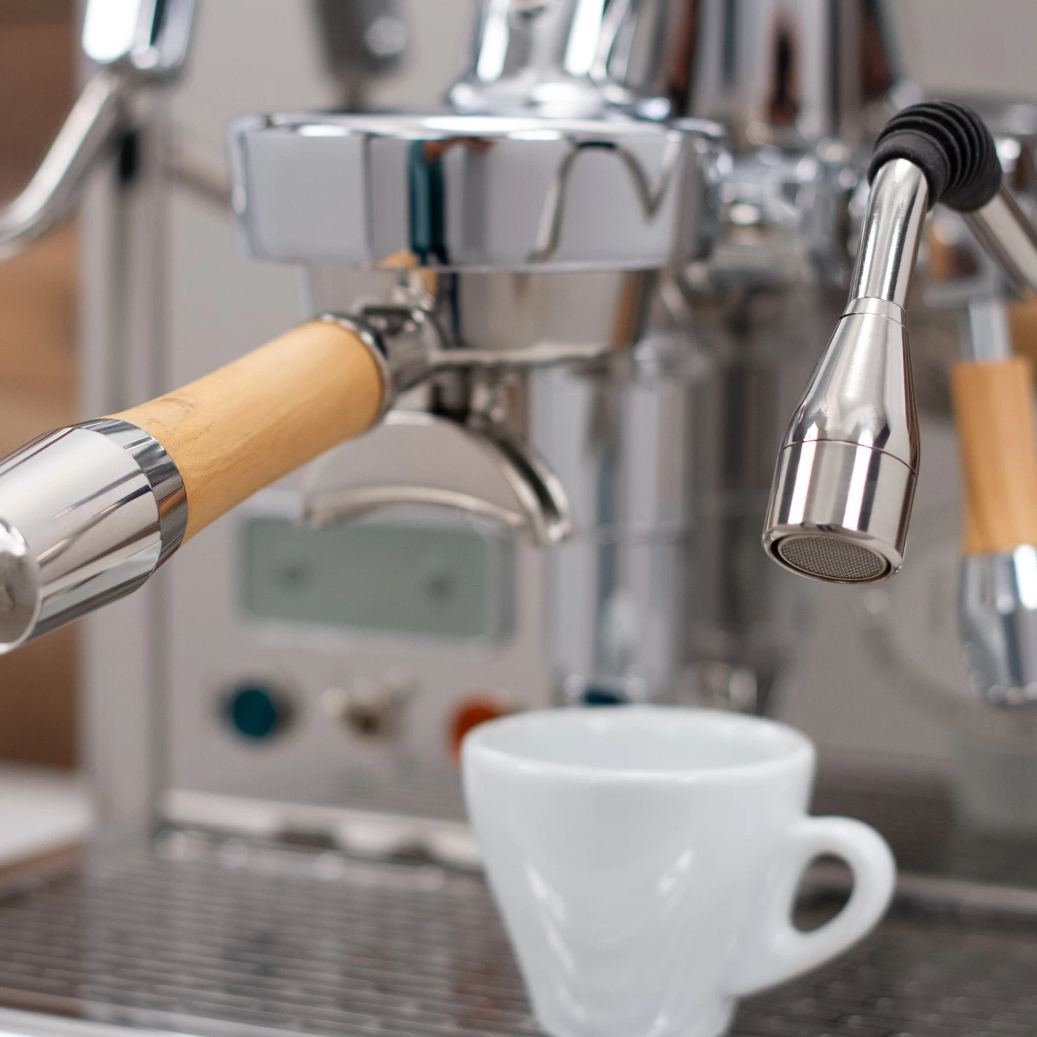 ECM Technika V Profi PID Espresso Machine - Olive Wood - Image 5