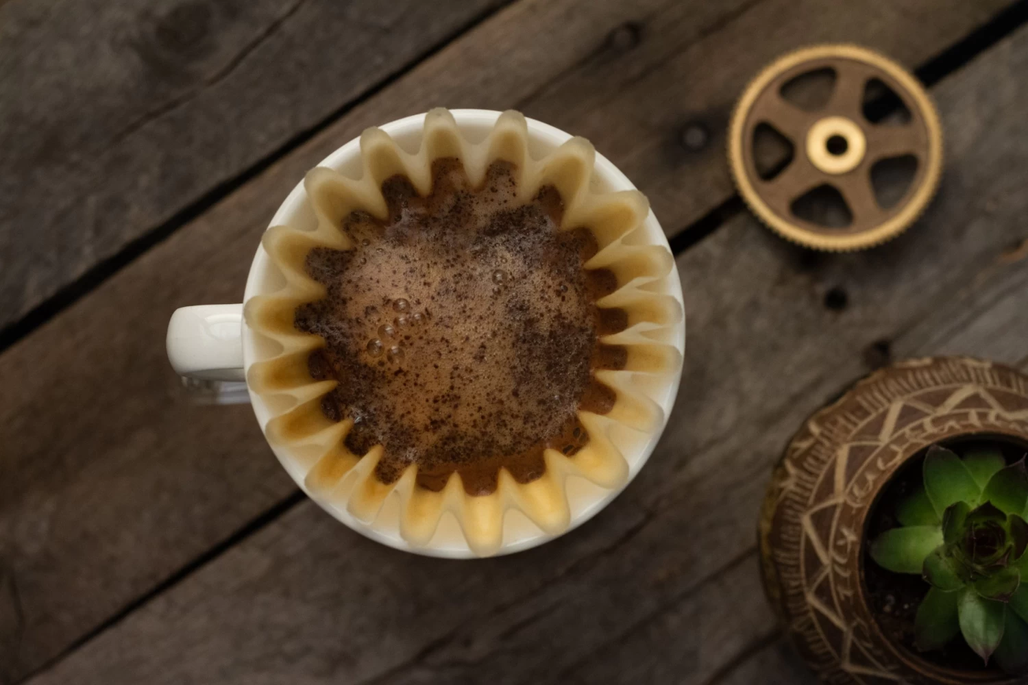 Saint Anthony Industries F70 Ceramic Flatbottom Pourover Brewer - Black - Image 2