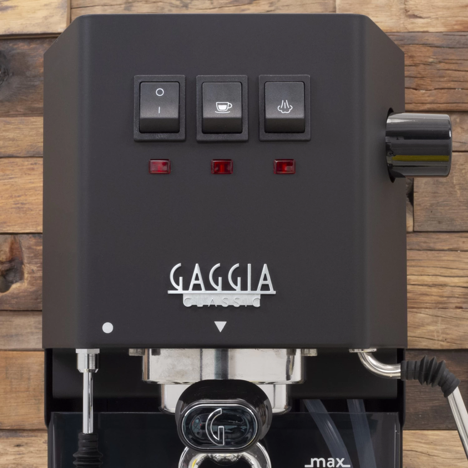 Gaggia Classic Evo Pro Espresso Machine In Thunder Black With Blackened Oak - Image 6