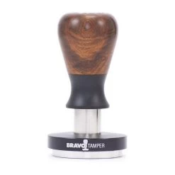 Bravo Espresso Tamper Dark Wood Handle 58.5 Mm