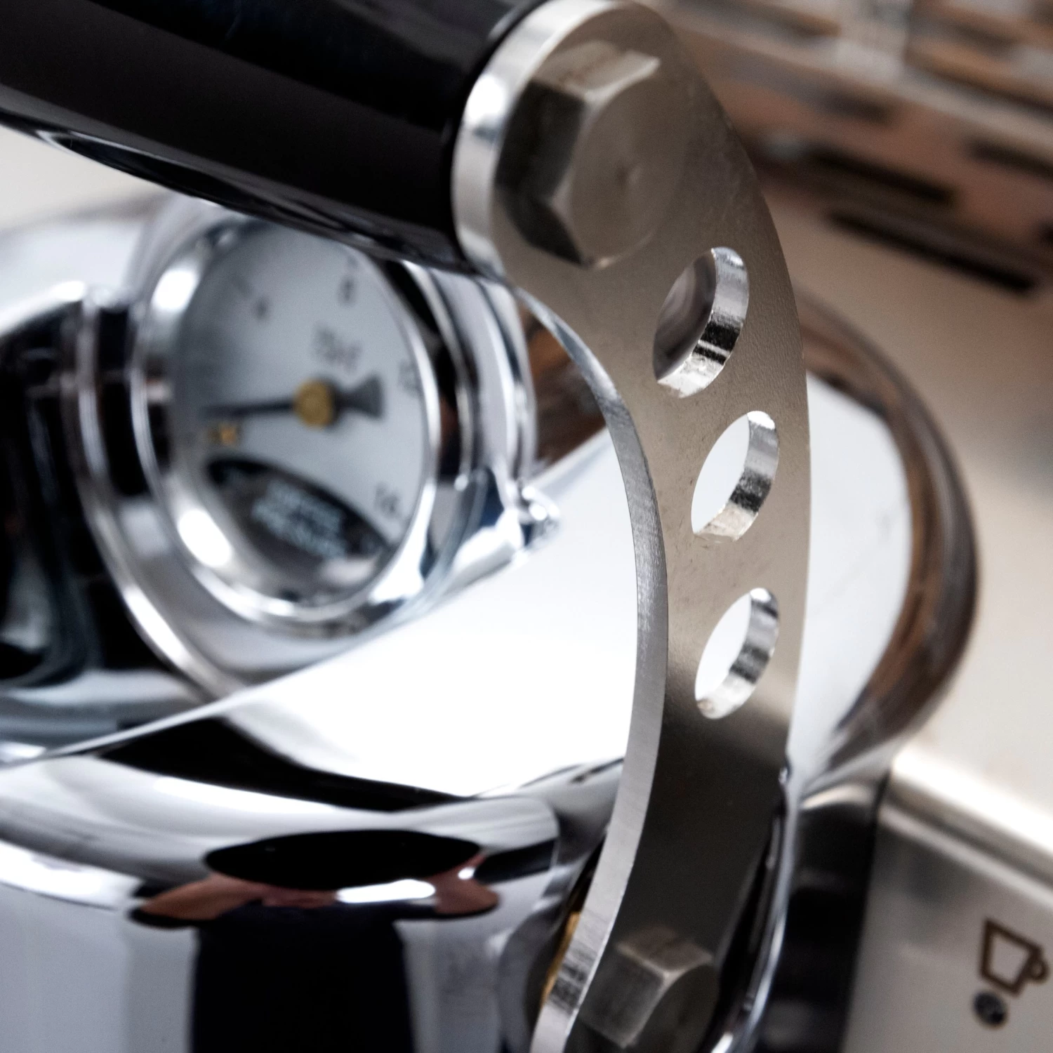 Dalla Corte Mina Espresso Machine (110v) - Dark Oak - Image 8