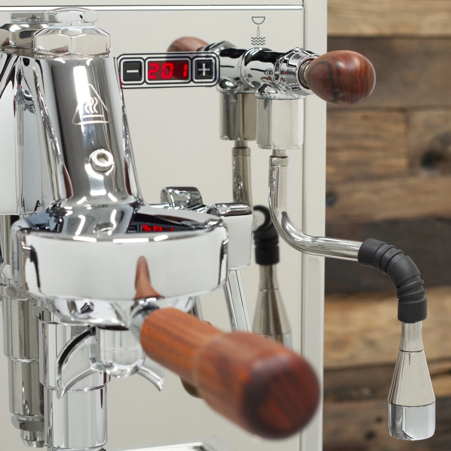 Bezzera Magica PID Espresso Machine With Flow Control - Rosewood - Image 6