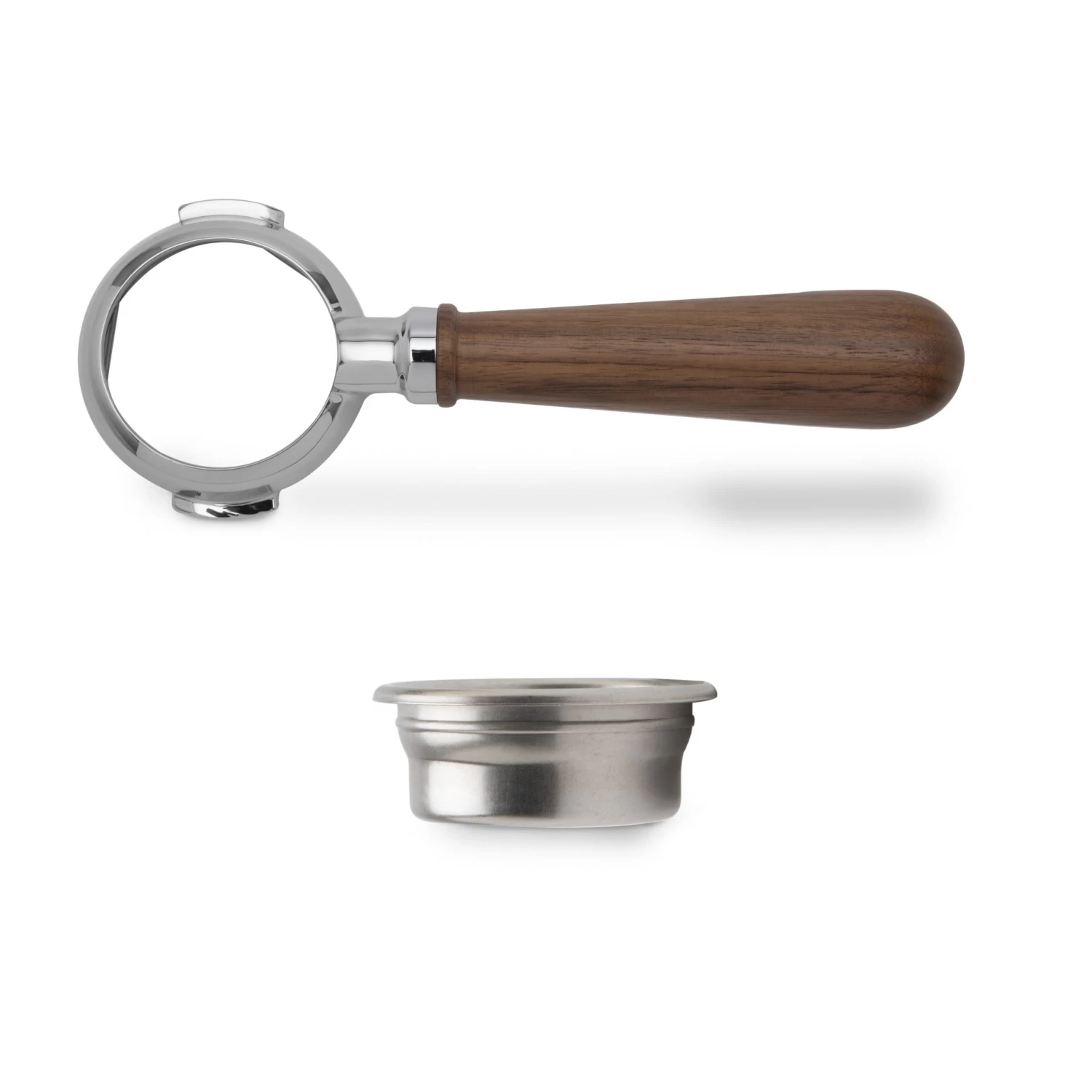 Lelit 58mm Bottomless Portafilter - Walnut - Image 4