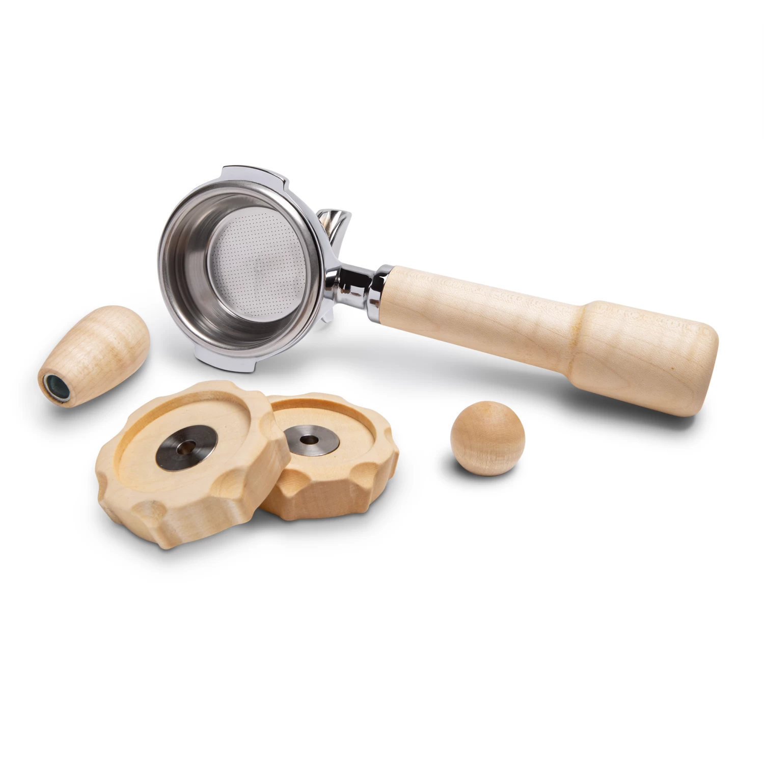 Profitec Pro 400 Espresso Machine In Matte Black With Flow Control And Tiger Maple - Image 5