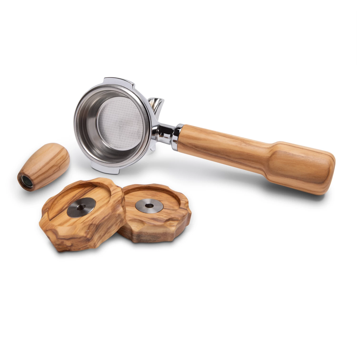 Profitec Pro 400 Espresso Machine In Matte White With Olive Wood - Image 5