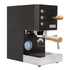 Profitec GO Espresso Machine - Black With Tiger Maple