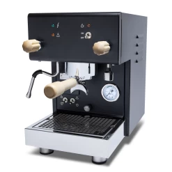 Profitec Pro 300 Dual Boiler Espresso Machine - Matte Black With Tiger Maple