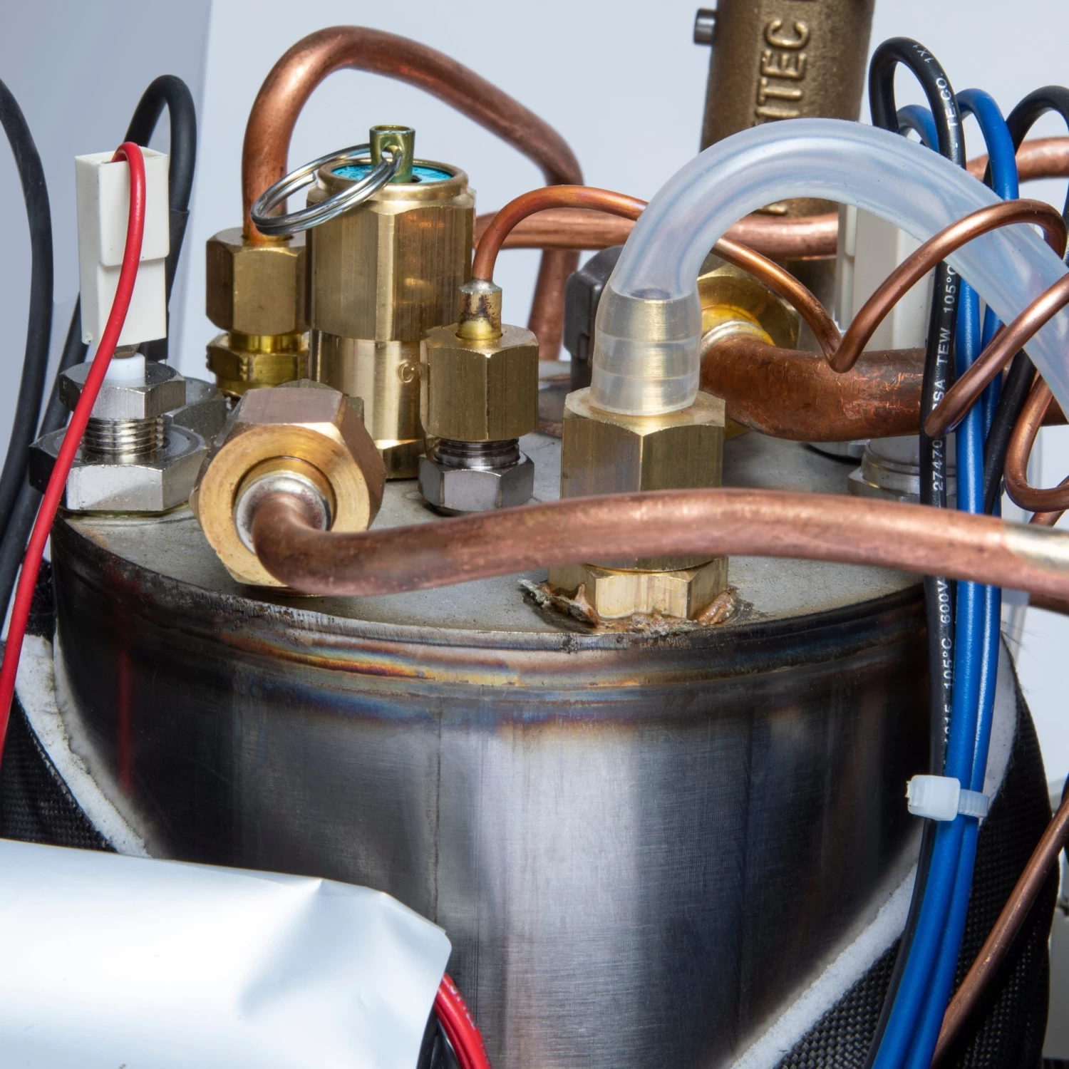 Profitec Pro 400 Espresso Machine In Matte Black With Flow Control And Tiger Maple - Image 9