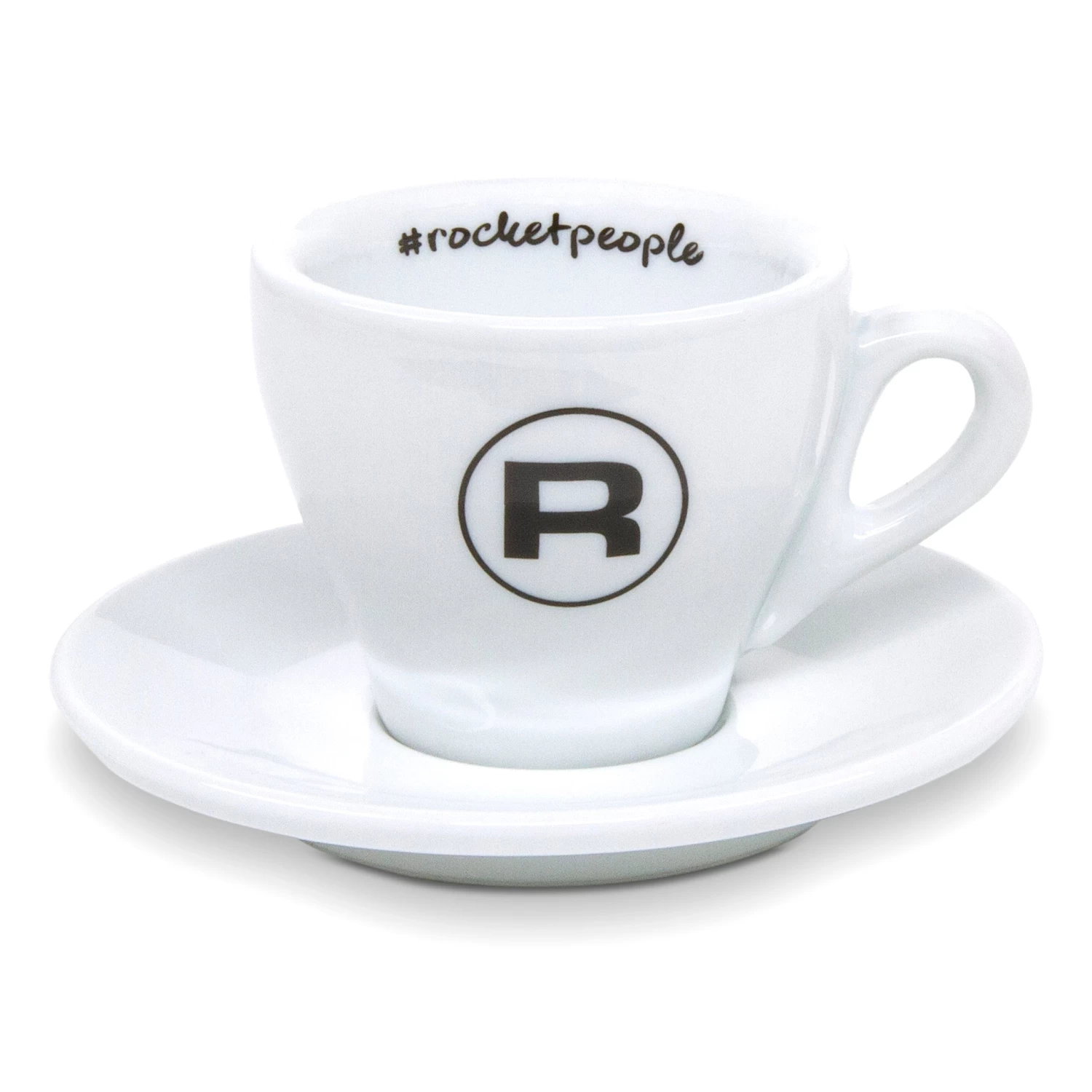Rocket Espresso 6 Piece Espresso Cup And Saucer Set - White - Image 2