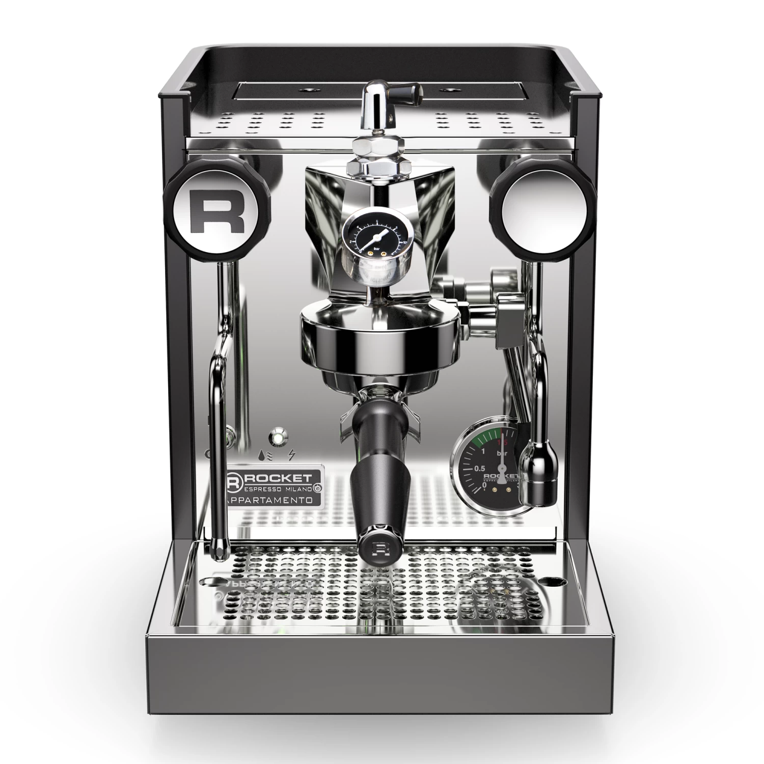 Rocket Espresso Appartamento TCA Espresso Machine With Flow Control - Black And Copper - Image 2