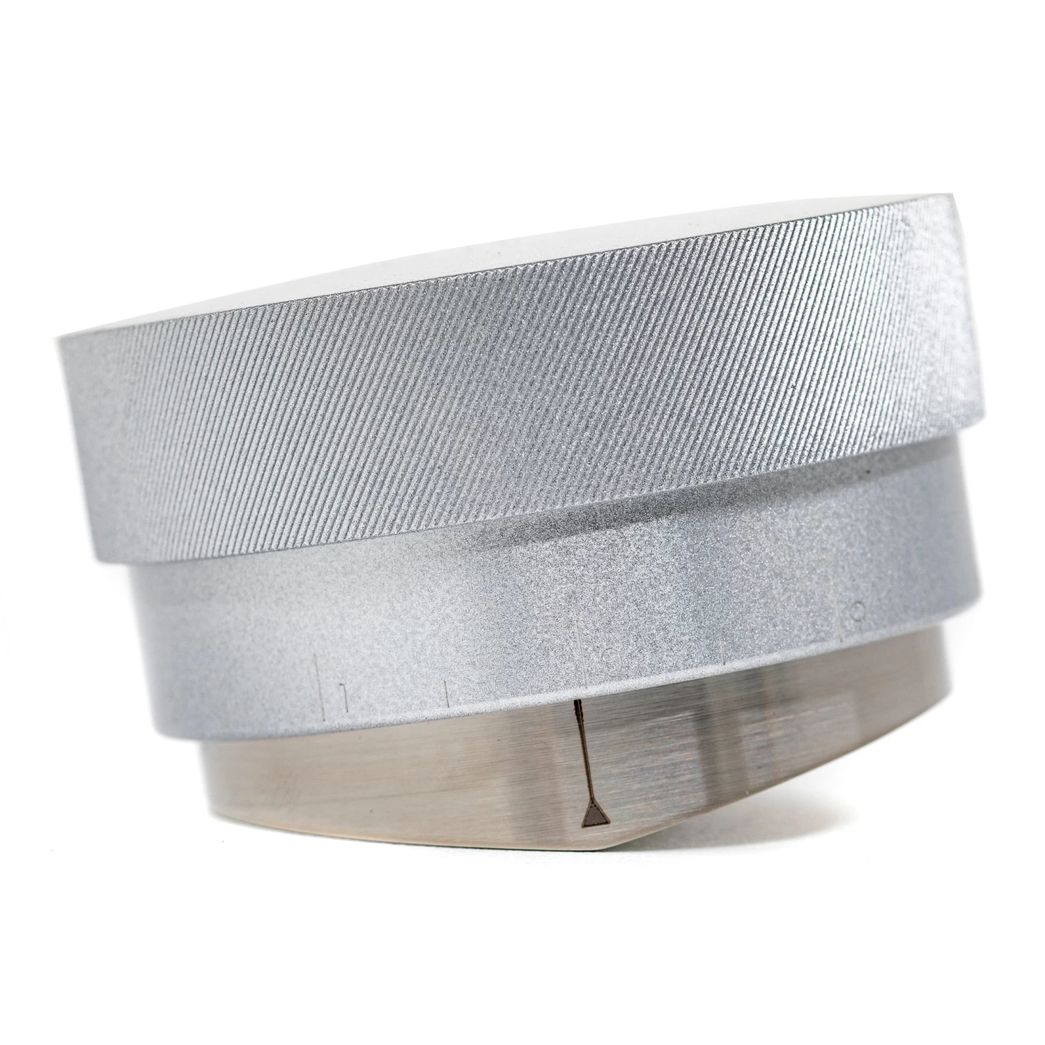 Saint Anthony Industries BT Wedge Espresso Preparation Distribution Tool 58.3mm - Teflon Silver