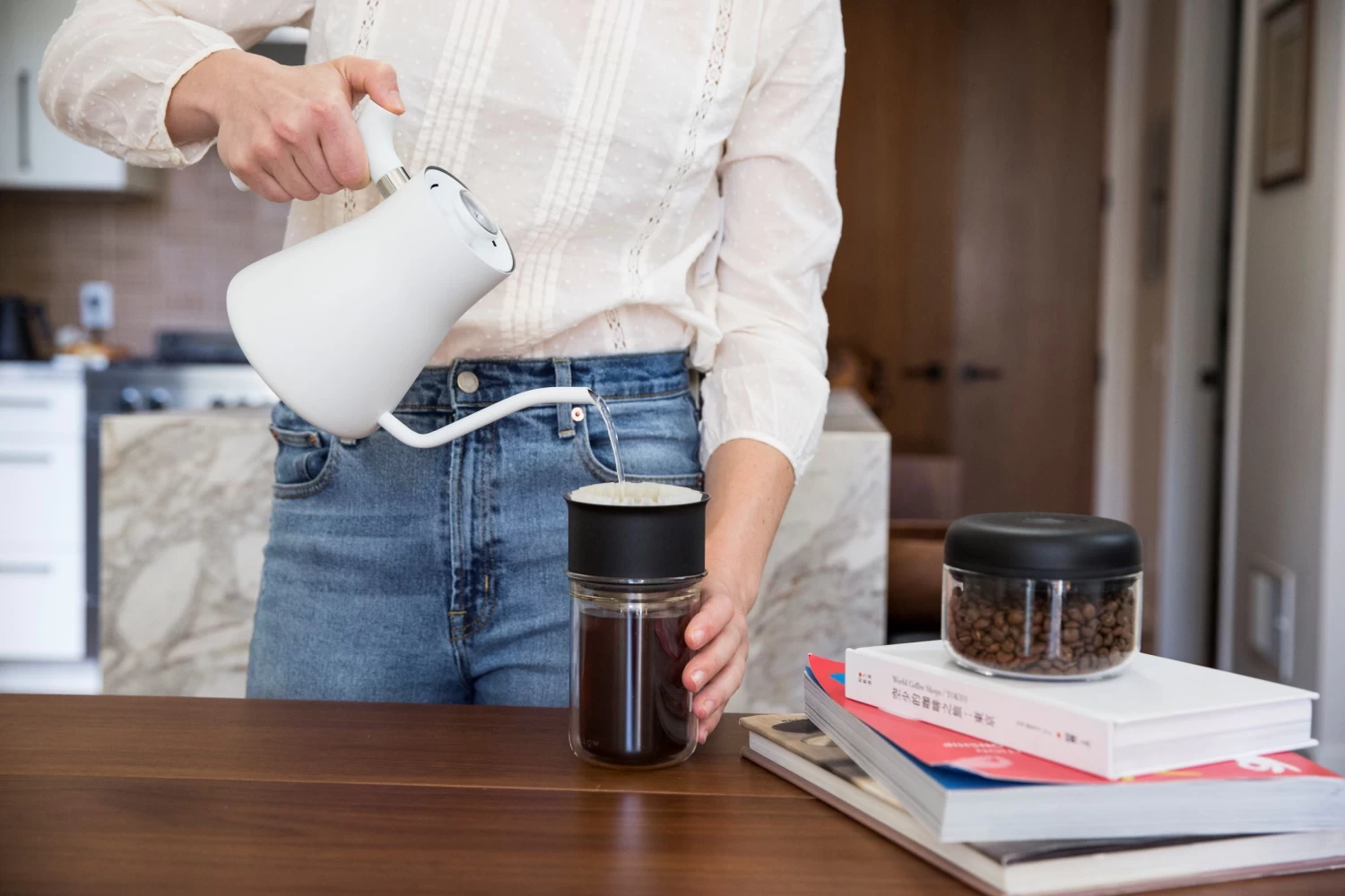 Fellow Stagg 1L Pour-Over Kettle - Matte White - Image 4