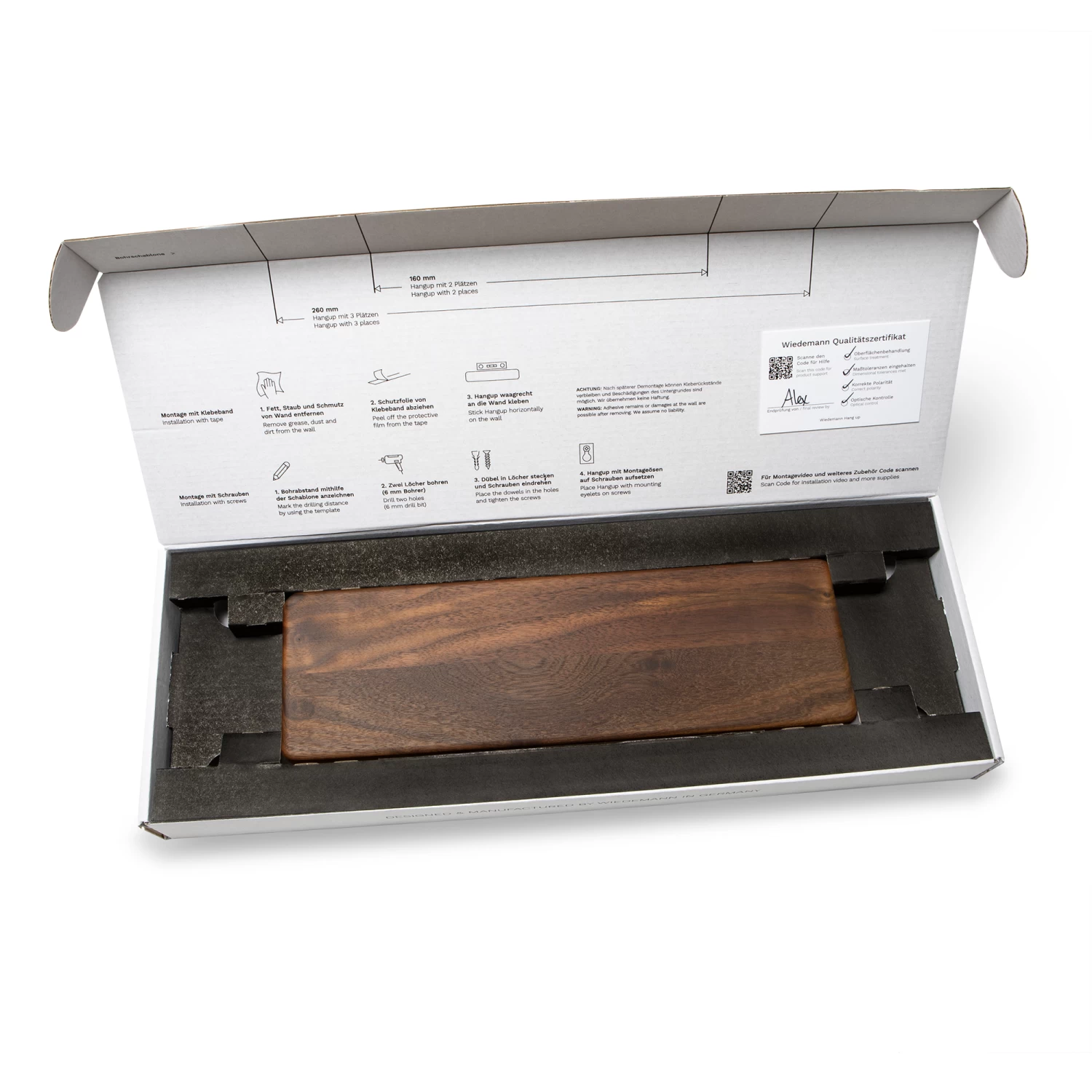 Wiedemann Hangup 3pc Equipment Rack - Walnut - Image 6