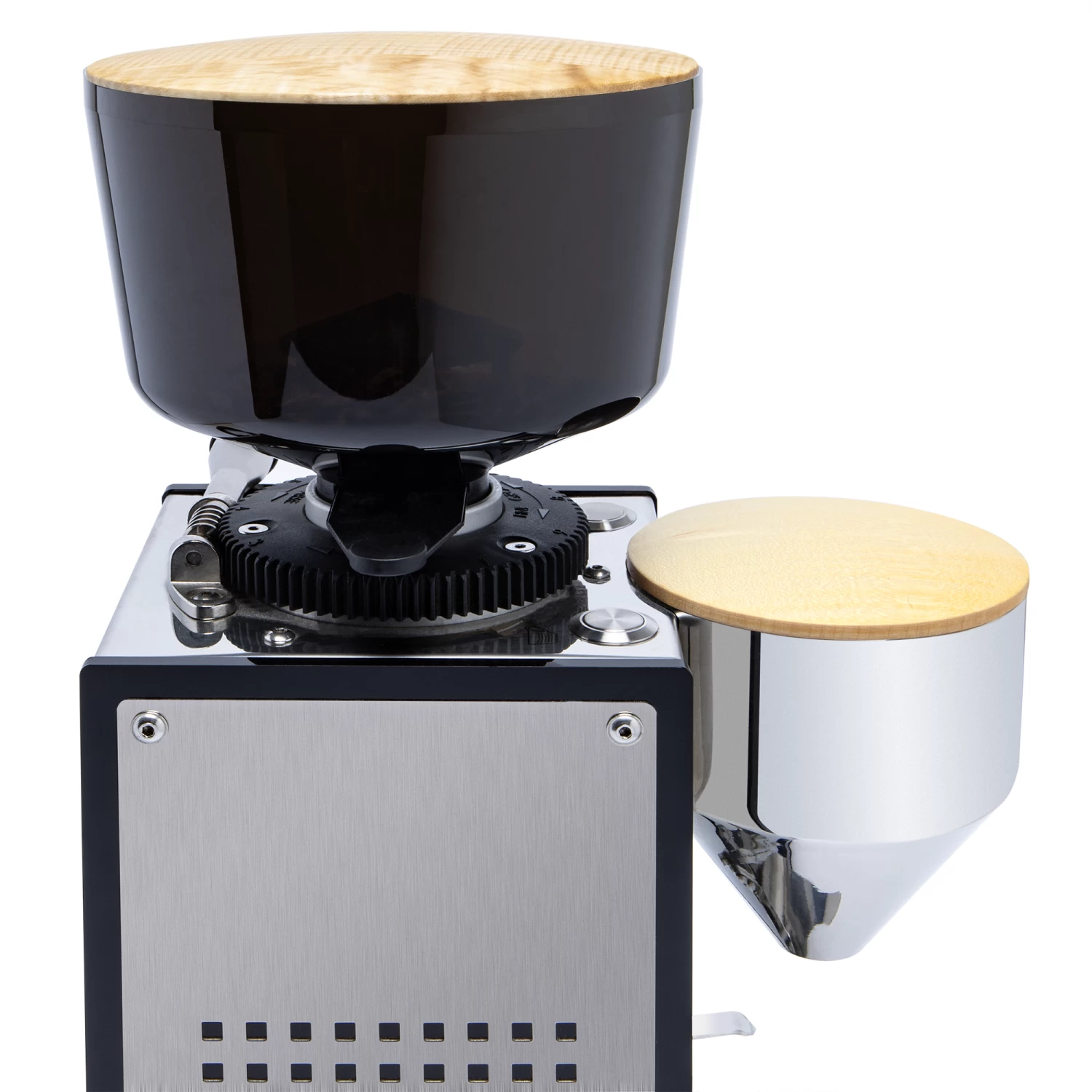 ECM And Profitec 500g Hopper Lid And Funnel Lid - Tiger Maple - Image 2
