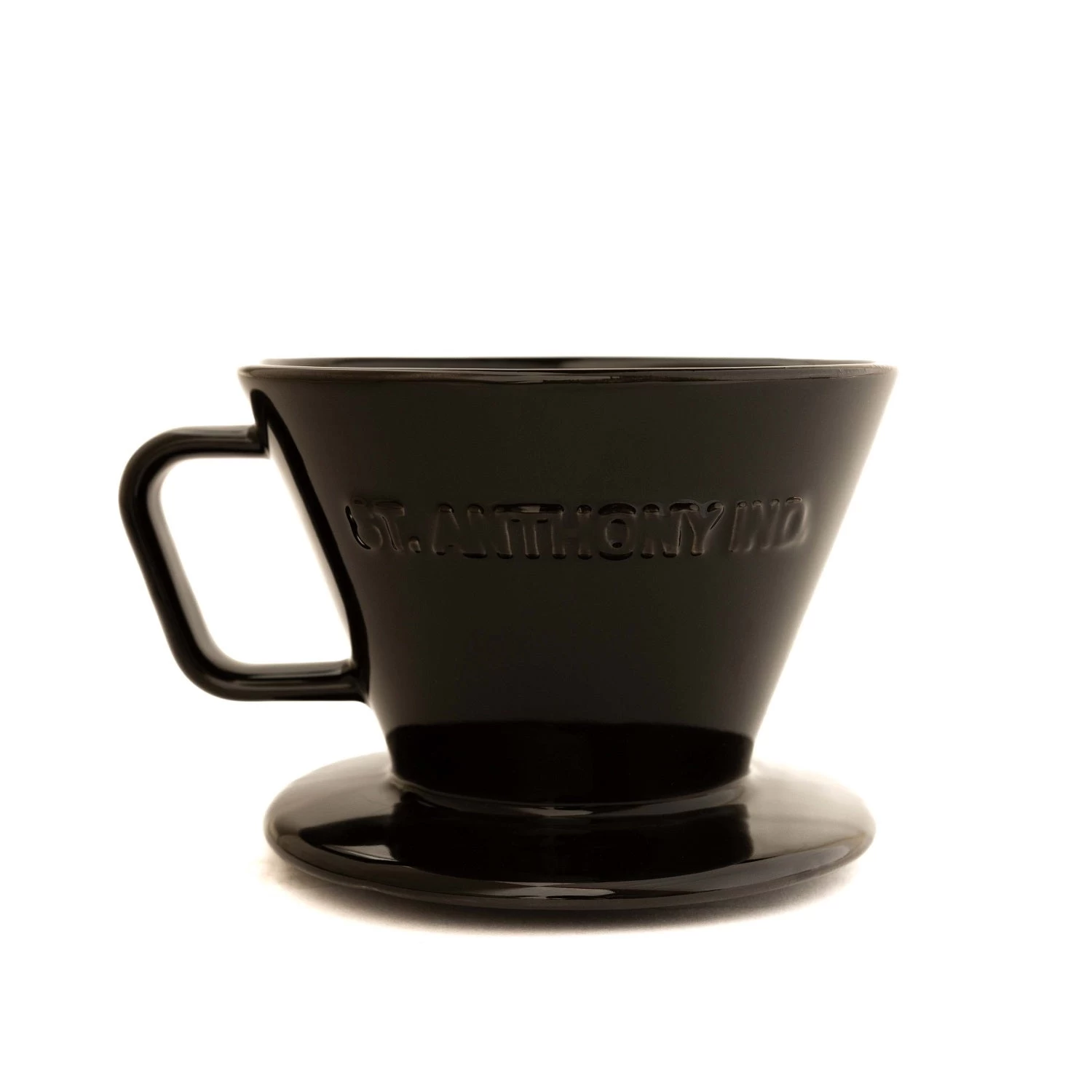Saint Anthony Industries F70 Ceramic Flatbottom Pourover Brewer - Black