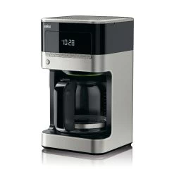 Braun KF7150BK BrewSense Coffee Maker In Black/Stainless