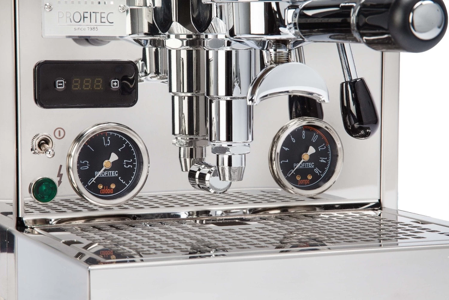 Profitec Pro 600 Dual Boiler Espresso Machine With Flow Control - Maple Birdseye - Image 5